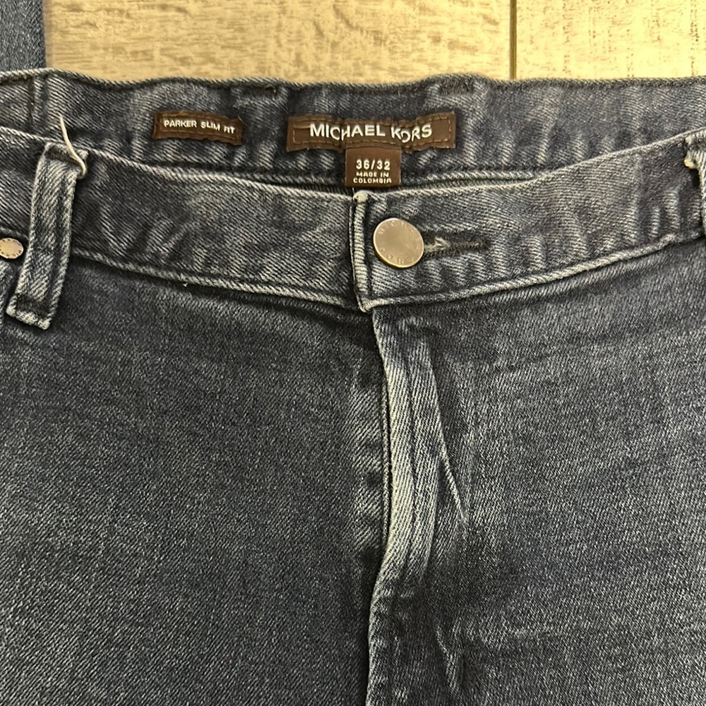 Michael Kors Dark Wash Men's Jeans - Picture 5 of 6